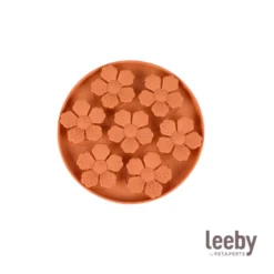 Leeby Alfombrilla de Lamer Forma Flor para perros y gatos