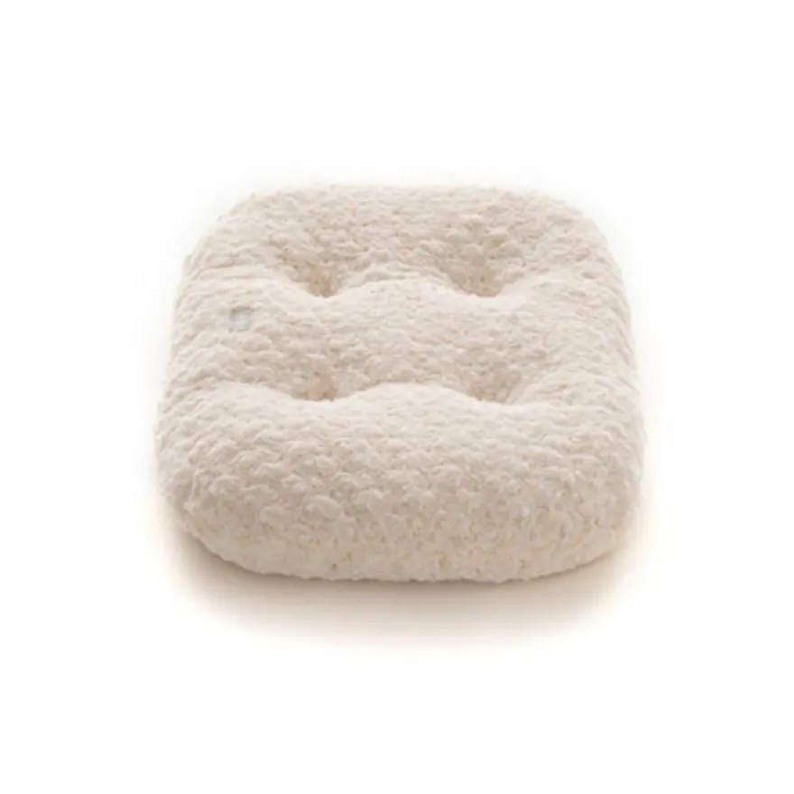 Leeby Almohadilla Blanca Suave para cachorros