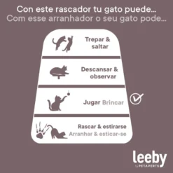 Leeby Babette juguete pom-pom para rascador de gatos
