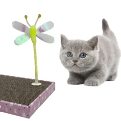 Leeby Babette juguete rascador mariposa para gatos
