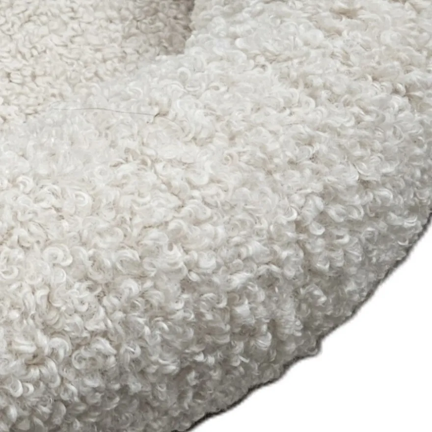 Leeby cama borreguito beige para cachorros