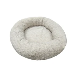 Leeby cama borreguito beige para cachorros