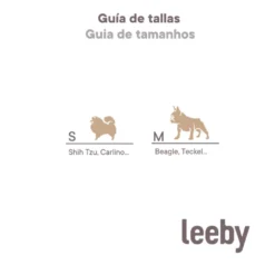 Leeby Cama gris con ovejitas desenfundable para cachorros