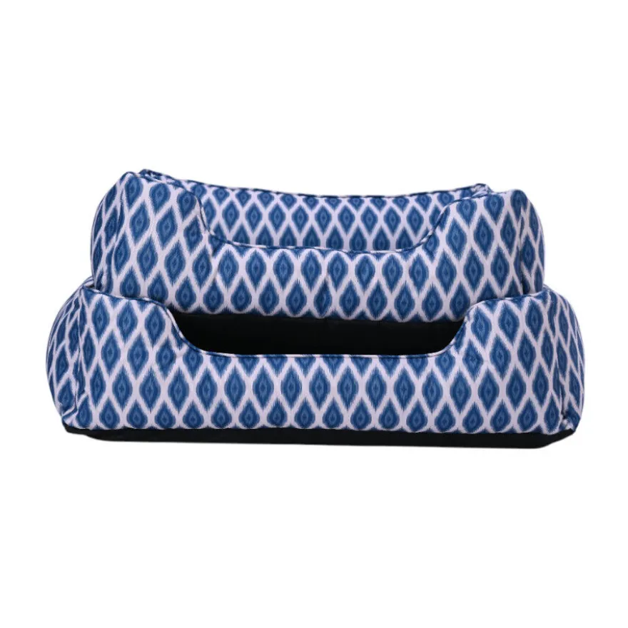 Leeby cama impermeable azul para perros