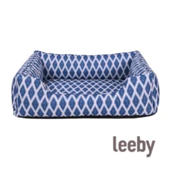 Leeby cama impermeable azul para perros
