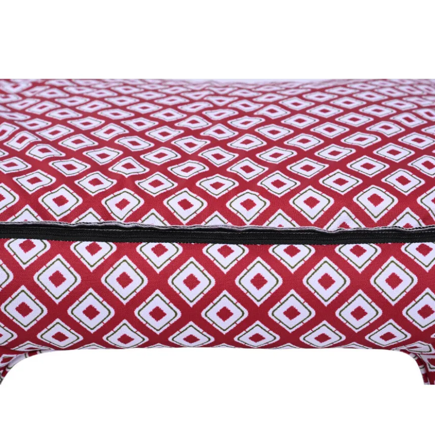Leeby cama impermeable roja para perros