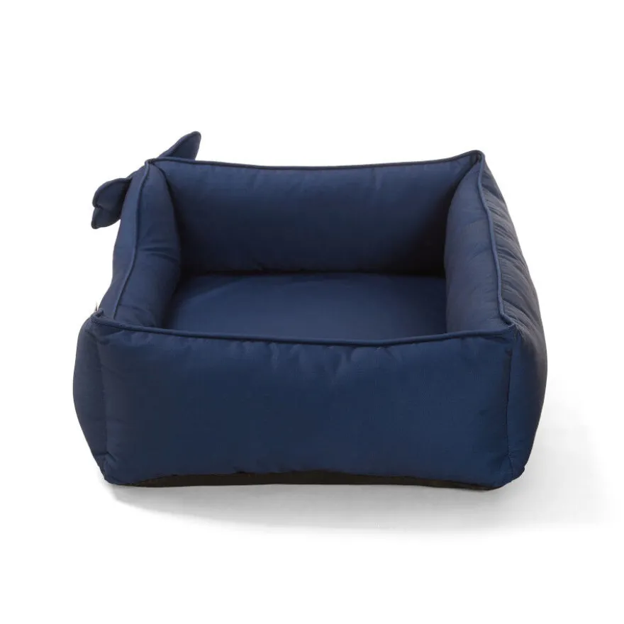 Leeby cama viscoelástica azul para perros