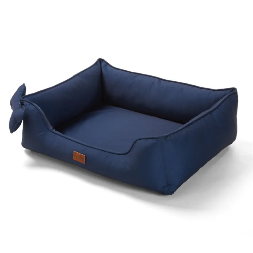 Leeby cama viscoelástica azul para perros