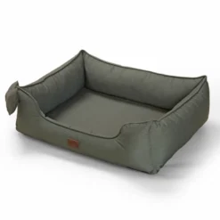 Leeby cama viscoelástica caqui para perros