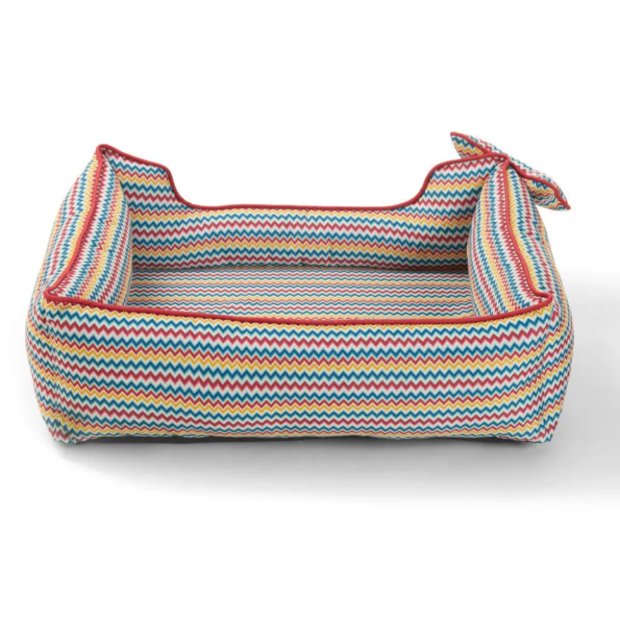Leeby cama viscoelástica colorida para perros