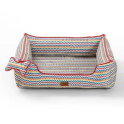 Leeby cama viscoelástica colorida para perros