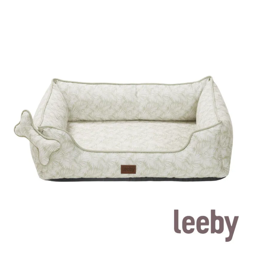 Leeby cama viscoelástica estampado botanic para perros