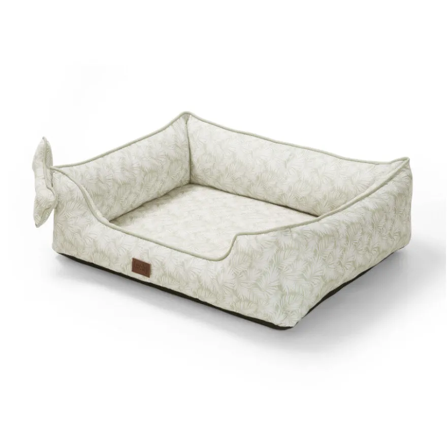 Leeby cama viscoelástica estampado botanic para perros