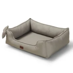 Leeby cama viscoelástica gris para perros