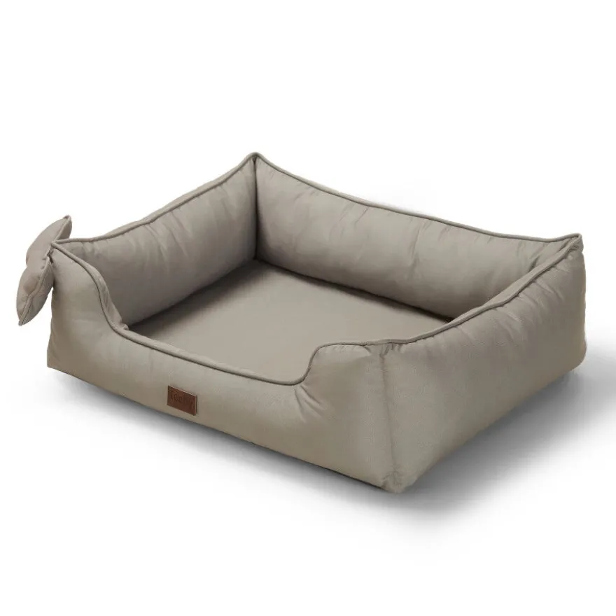 Leeby cama viscoelástica gris para perros