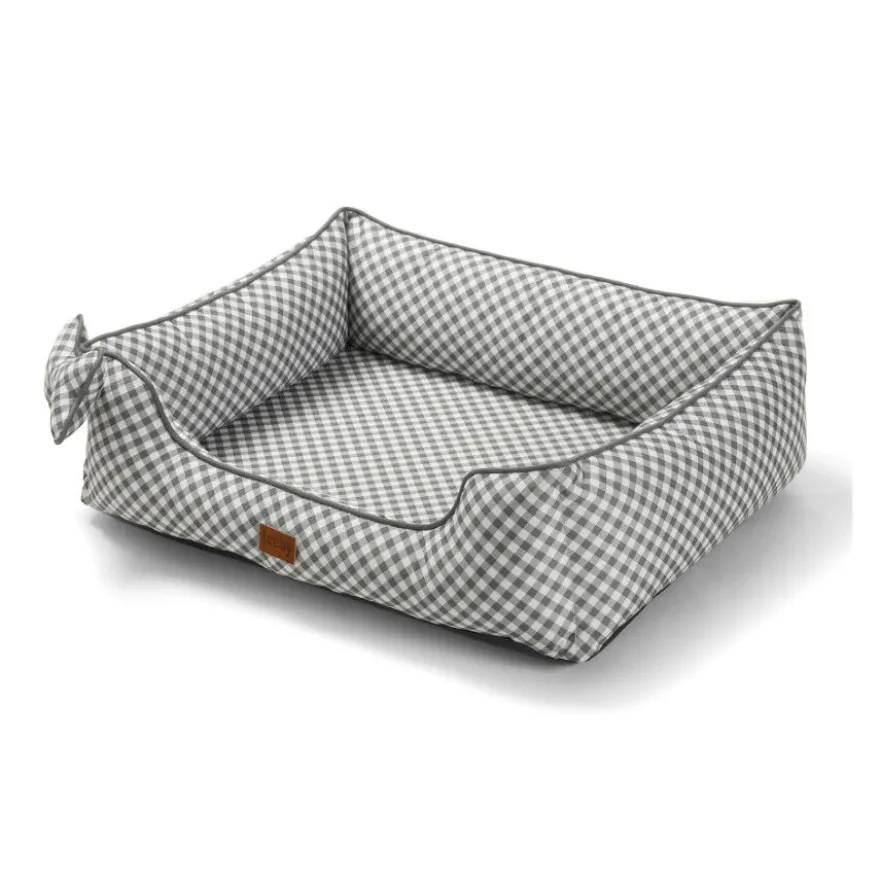 Leeby cama viscoelástica vichy para perros