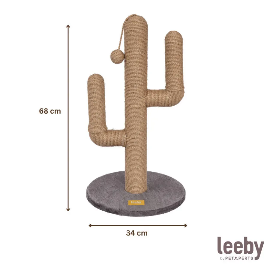 Leeby Carmen Cactus rascador con juguete para gatos