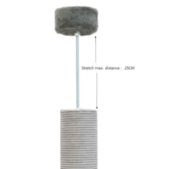 Leeby Cloud Collection torre rascador de techo con cama y juguete para gatos