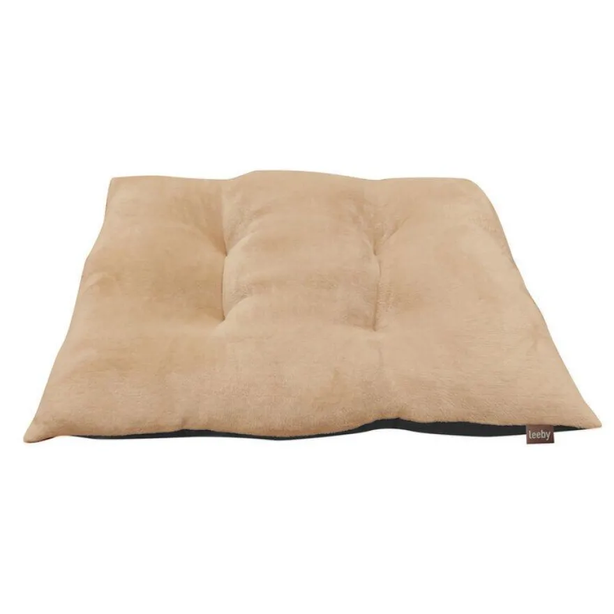 Leeby Cojín Acolchado Beige para perros
