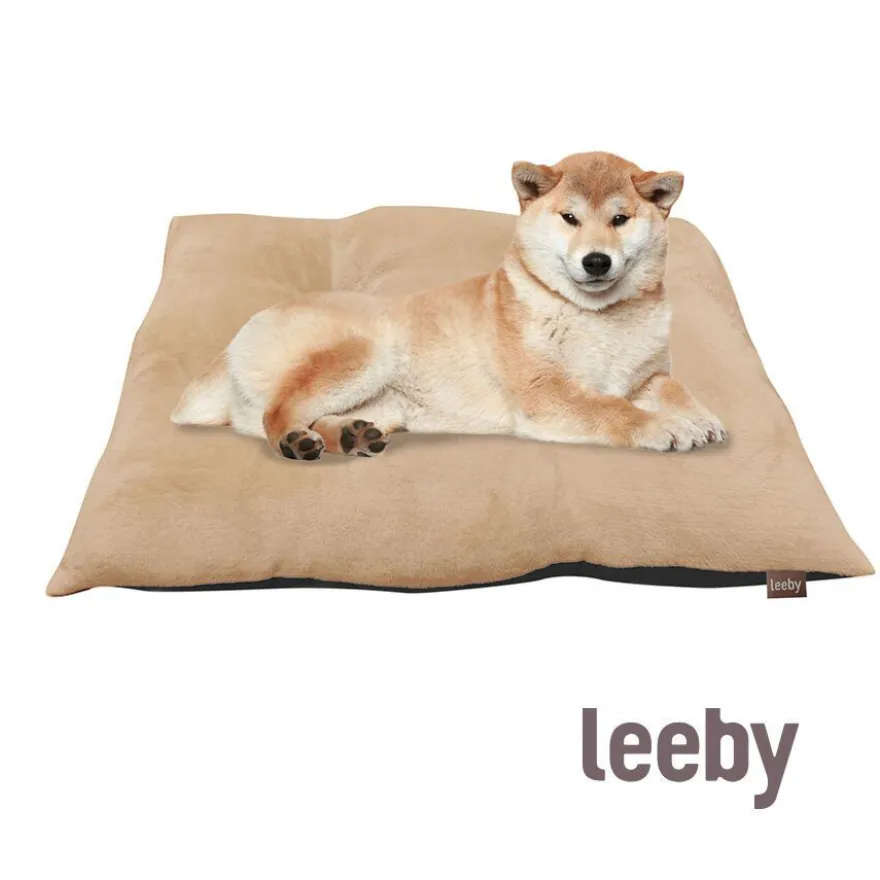 Leeby Cojín Acolchado Beige para perros