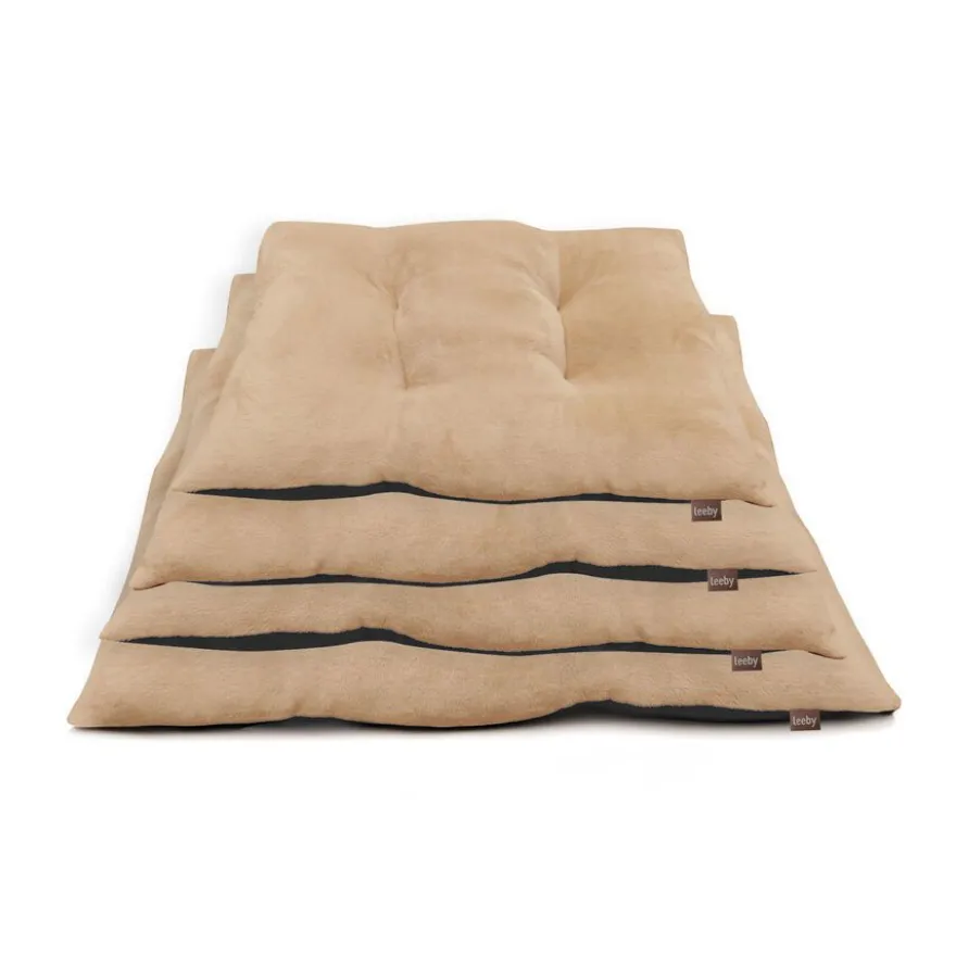 Leeby Cojín Acolchado Beige para perros