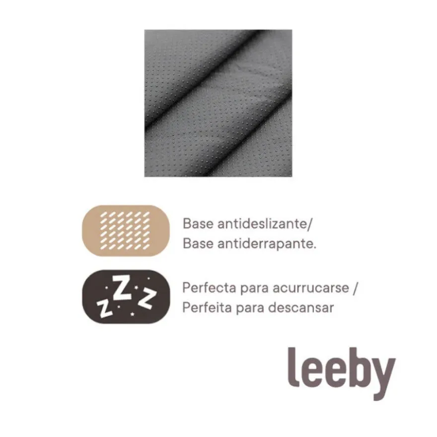 Leeby Cojín Acolchado Blanco con Erizos para perros