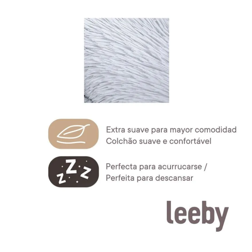 Leeby Cojín Ovalado de Huellas de Patitas para perros