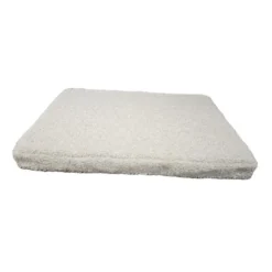 Leeby colchón borreguito beige para perros