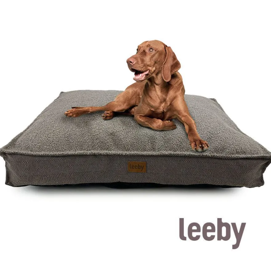 Leeby Colchón Desenfundable y Antideslizante para perros