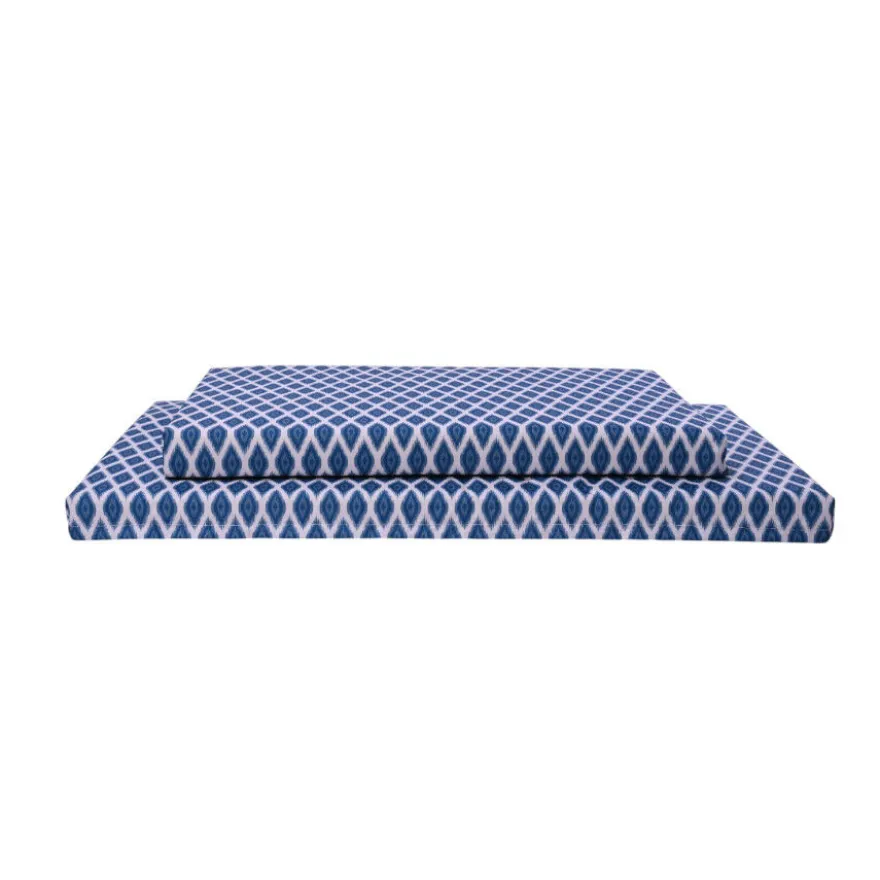 Leeby colchón impermeable azul para perros