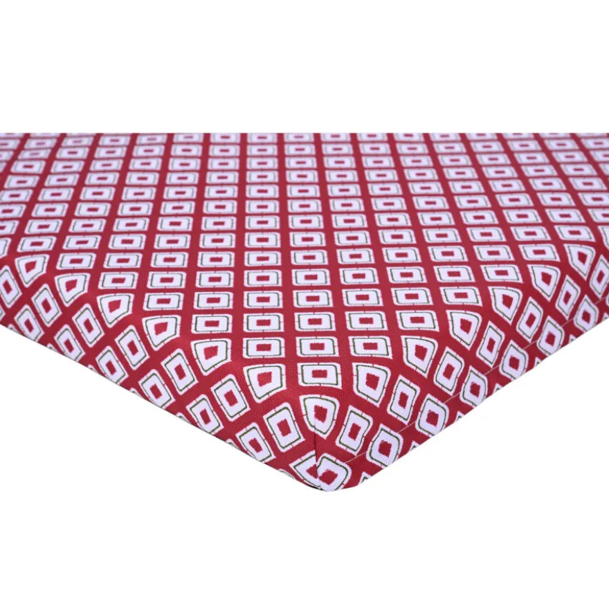 Leeby colchón impermeable rojo para perros