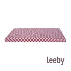 Leeby colchón impermeable rojo para perros