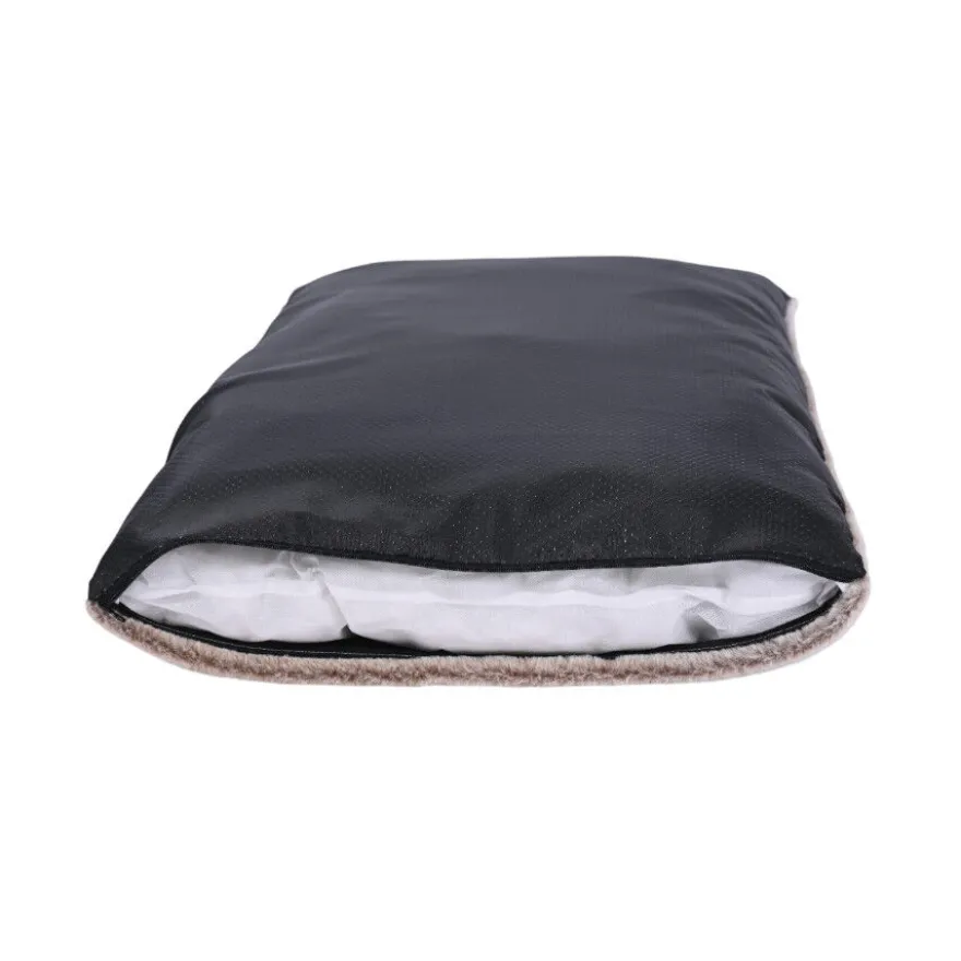 Leeby colchón suave beige para perros