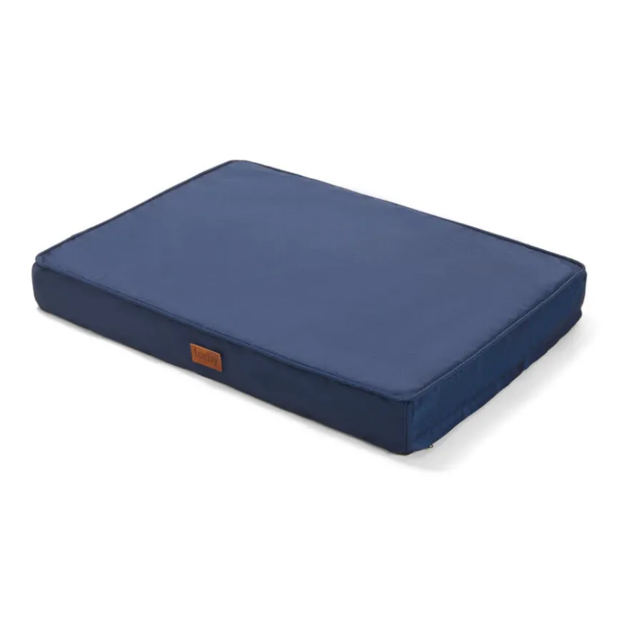 Leeby colchón viscoelástico azul para perros