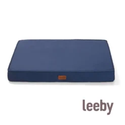 Leeby colchón viscoelástico azul para perros