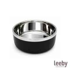Leeby Comedero Acero Inoxidable para perros y gatos