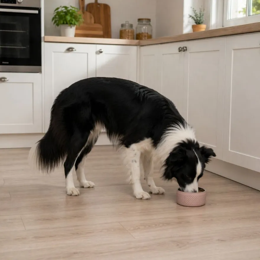 Leeby Comedero Antideslizante Acero Inoxidable para perros
