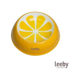 Leeby Comedero de Cerámica Estampado Limón para gatos