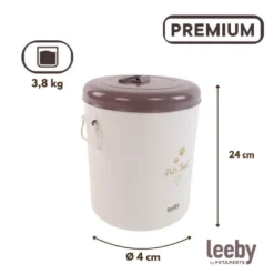 Leeby Contenedor de Hierro para Comidas de perros