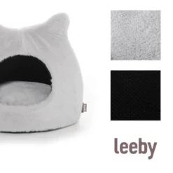 Leeby Iglú Antiestrés Gris para gatos