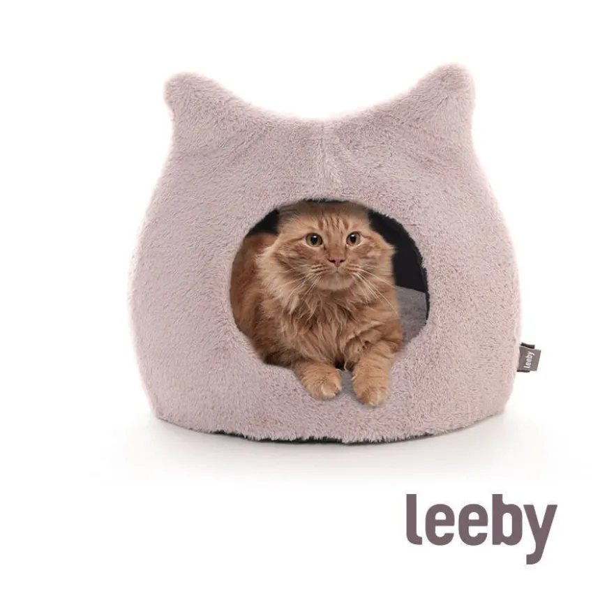 Leeby Iglú Anti Estrés Rosa para gatos