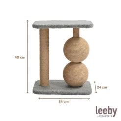 Leeby Jolly rascador de yute para gatos