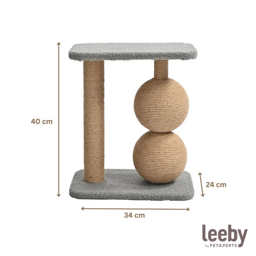 Leeby Jolly rascador de yute para gatos
