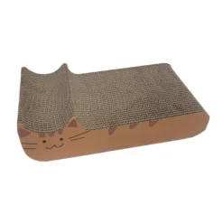 Leeby Kira tabla rascador de cartón naranja para gatos
