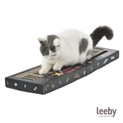 Leeby Kitty teclado rascador de cartón con bola para gatos