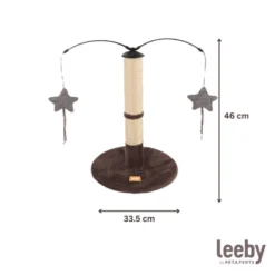 Leeby Sol rascador de sisal para gatos