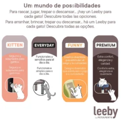Leeby Sol rascador de sisal para gatos