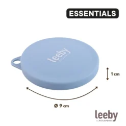 Leeby Tapa Comedero Azul para perros y gatos