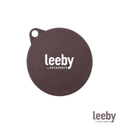 Leeby Tapa Comedero Marrón para perros y gatos