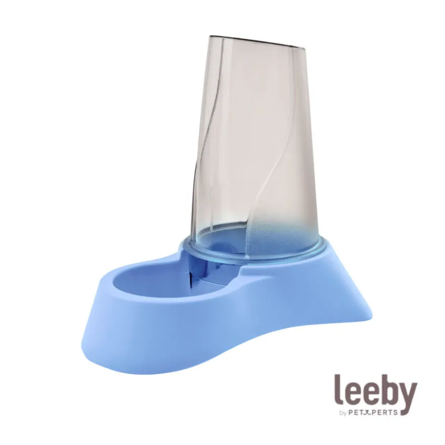 Leeby Tolva Dispensadora de Comida Color Azul para perros y gatos